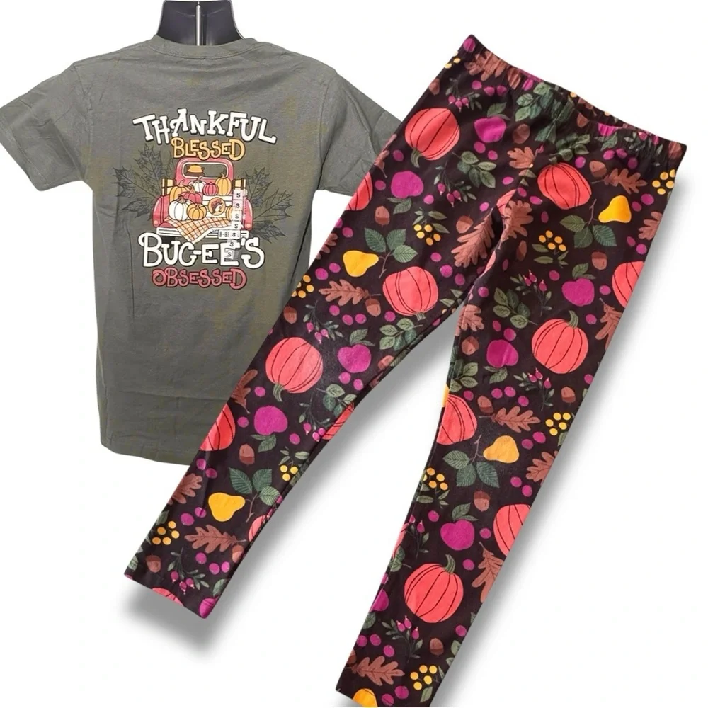 NEW The Children’s Place Size M (7/8) Girls Fall Leggings Cotton-Spandex